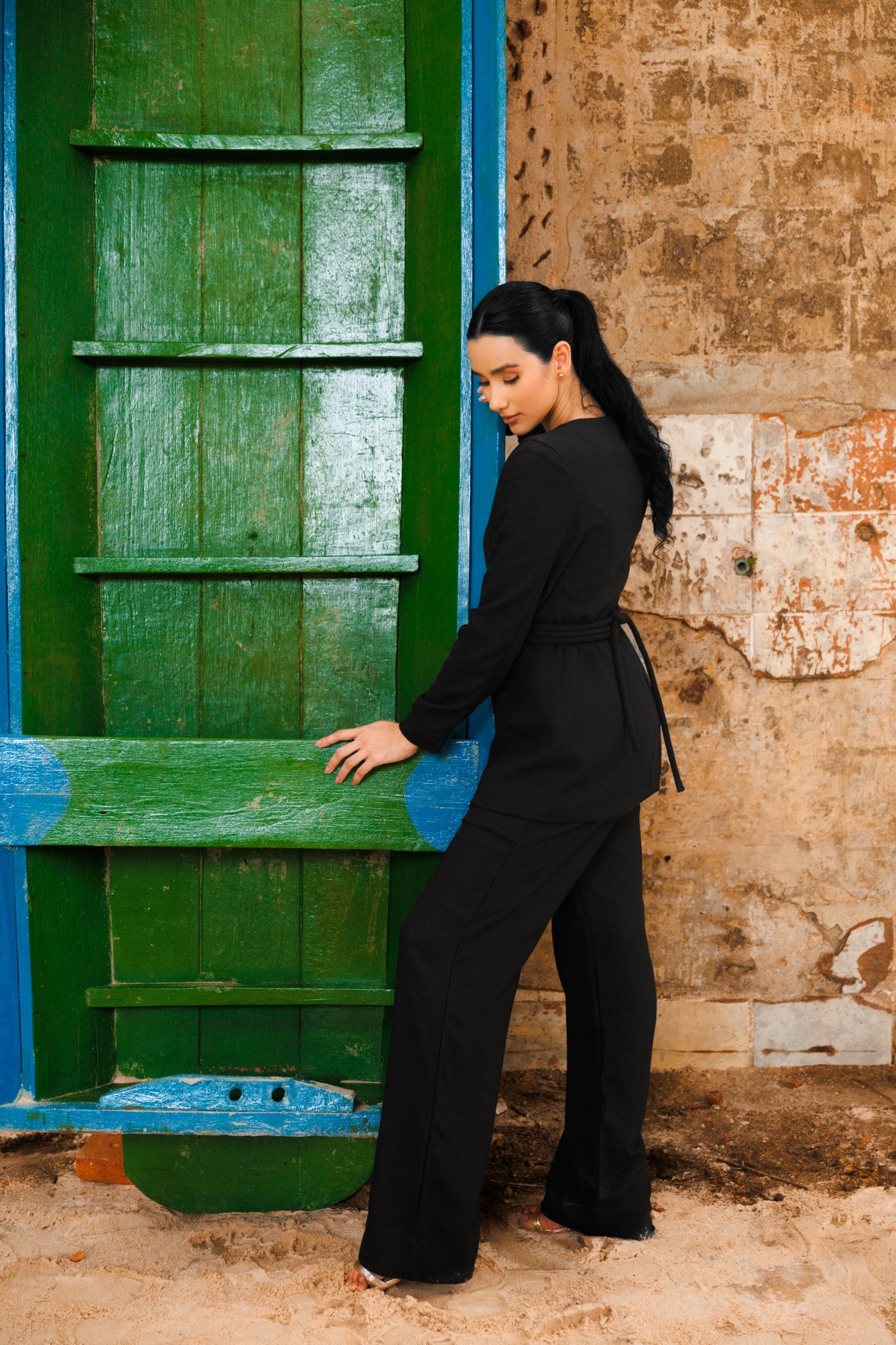 Pantalona Francesa Palharia Rio Negro Soul Hara
