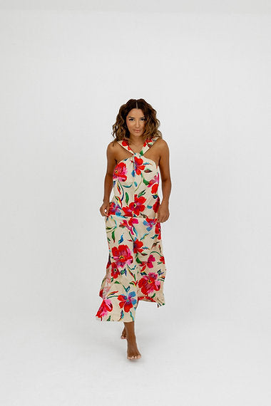 Vestido Decote Nó Florear Soul Hara