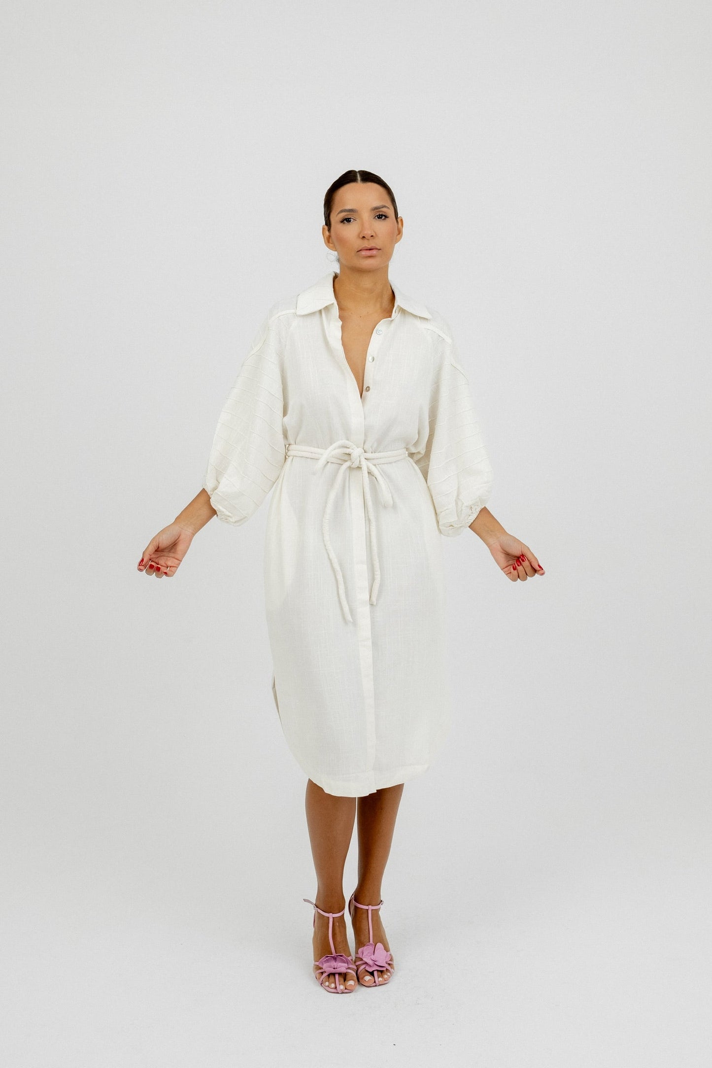 Chemise Folha Off Tapioca Soul Hara