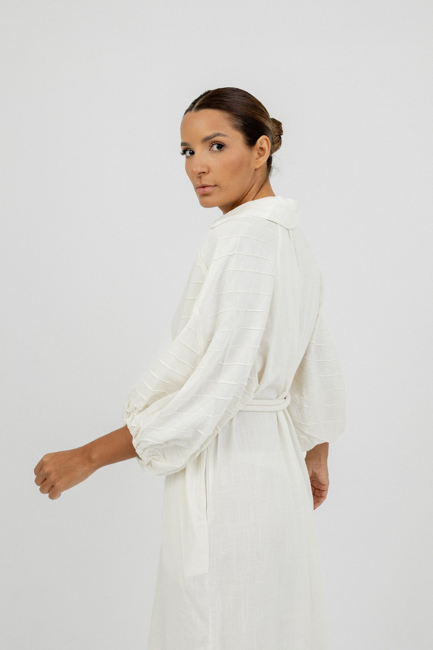 Chemise Folha Off Tapioca Soul Hara