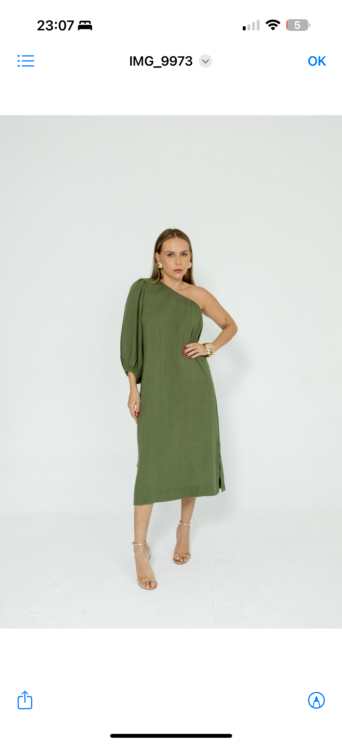 Vestido de Um Ombro Só Soul Hara