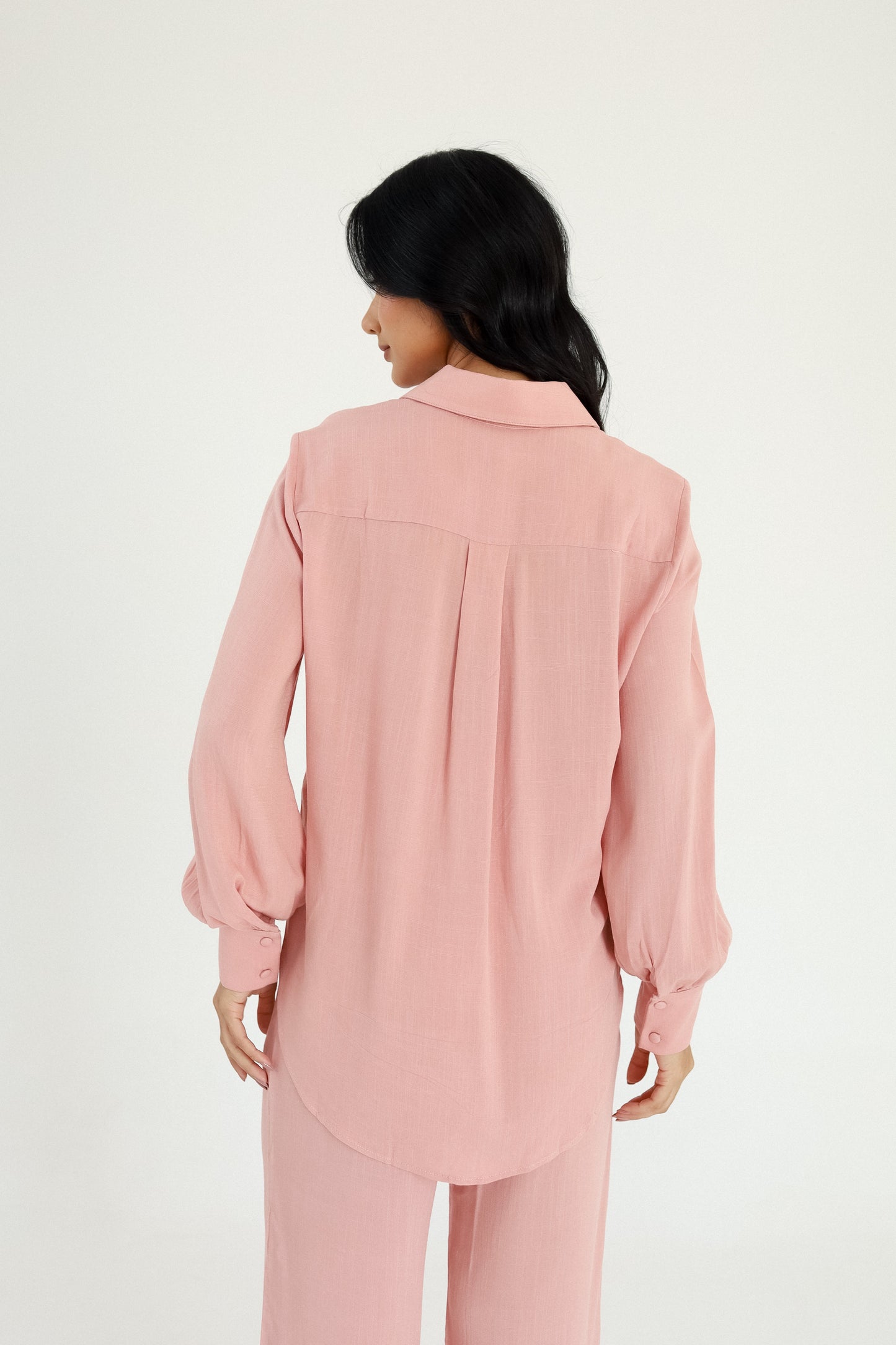 Camisa de Punho New Essencial Céu Rosa Soul Hara