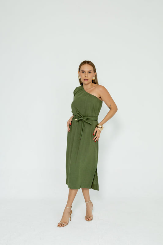 Vestido de Um Ombro Só Soul Hara