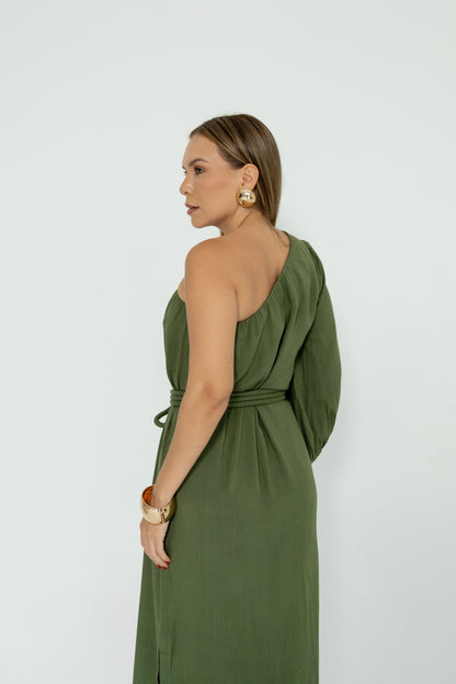 Vestido de Um Ombro Só Soul Hara