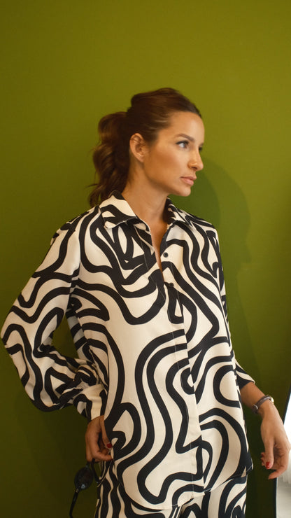 Camisa de Punho Meandros Soul Hara