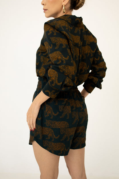 Short Cós Elástico Onça Soul Hara