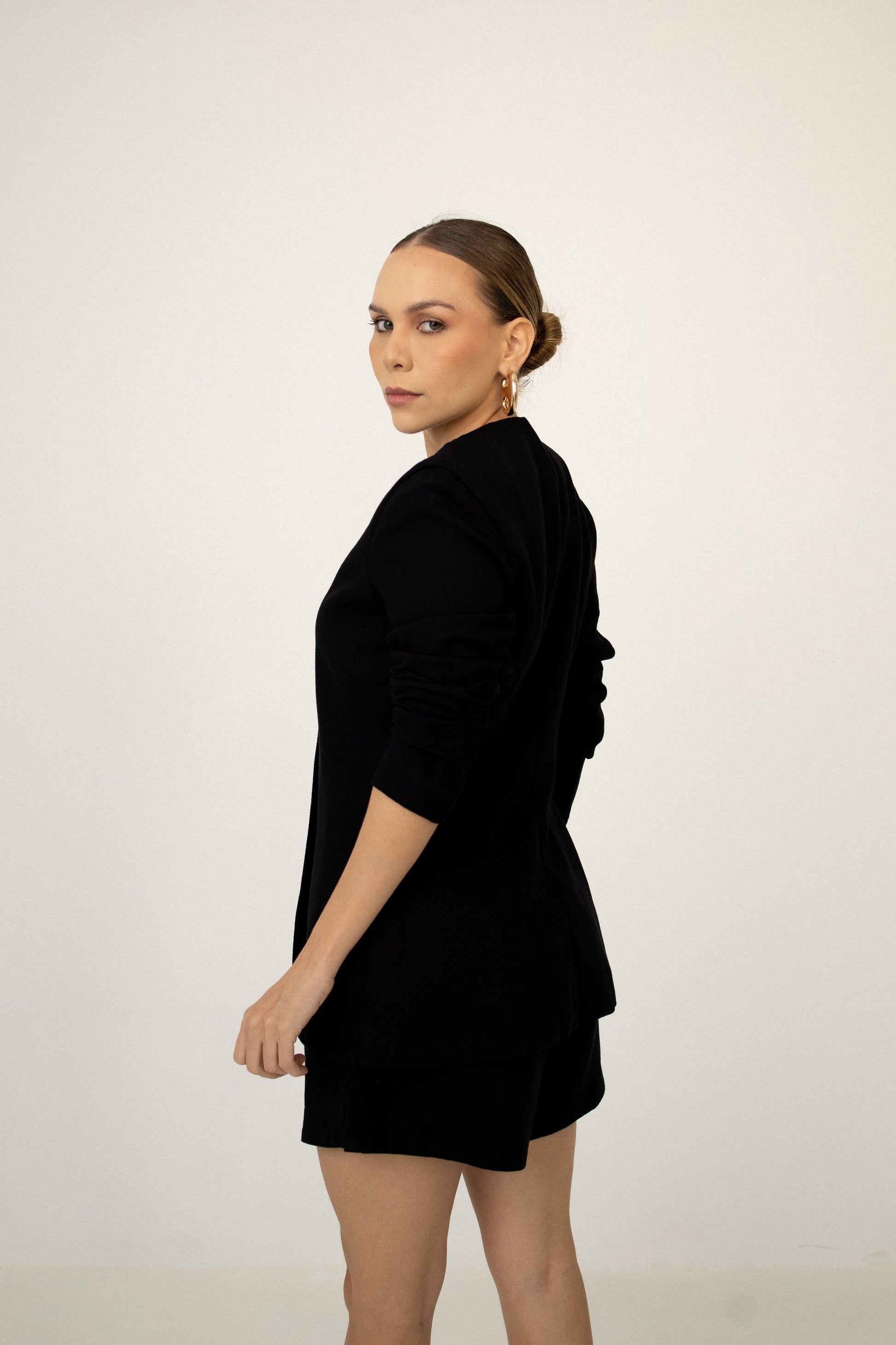 Blazer Transpasse Assimétrico Preto Soul Hara