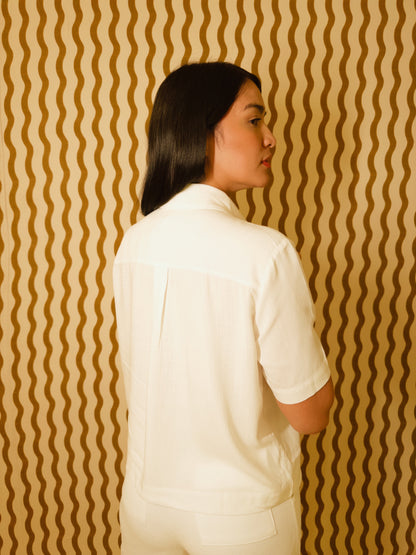 Camisa Essencial Manga Curta Off Tapioca Soul Hara