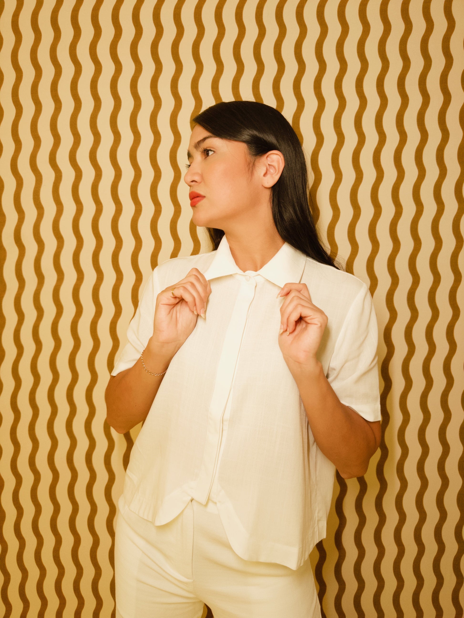 Camisa Essencial Manga Curta Off Tapioca Soul Hara