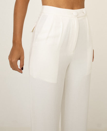 Calça Alfaitaria Transpassado Tapioca Soul Hara