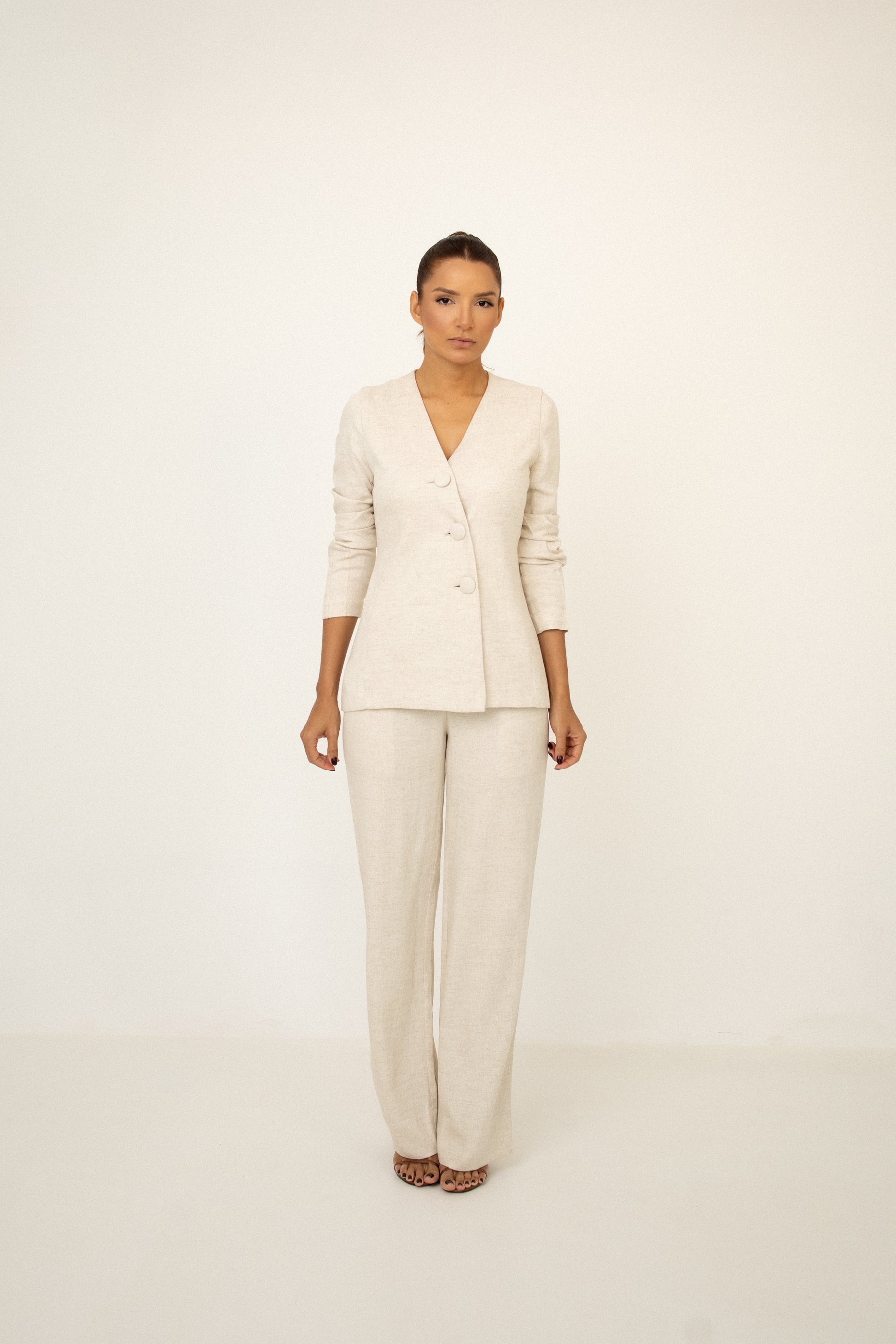 Calça Alfaitaria Transpassado Natural Soul Hara