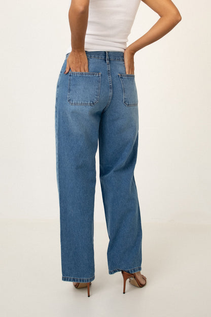 Calça Jeans Wide Leg Soul Hara