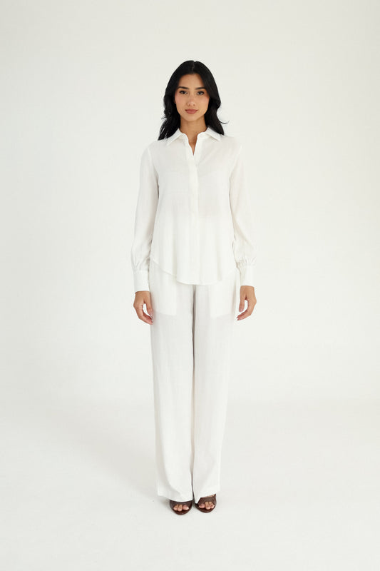 Camisa Punho Essencial Tapioca Soul Hara