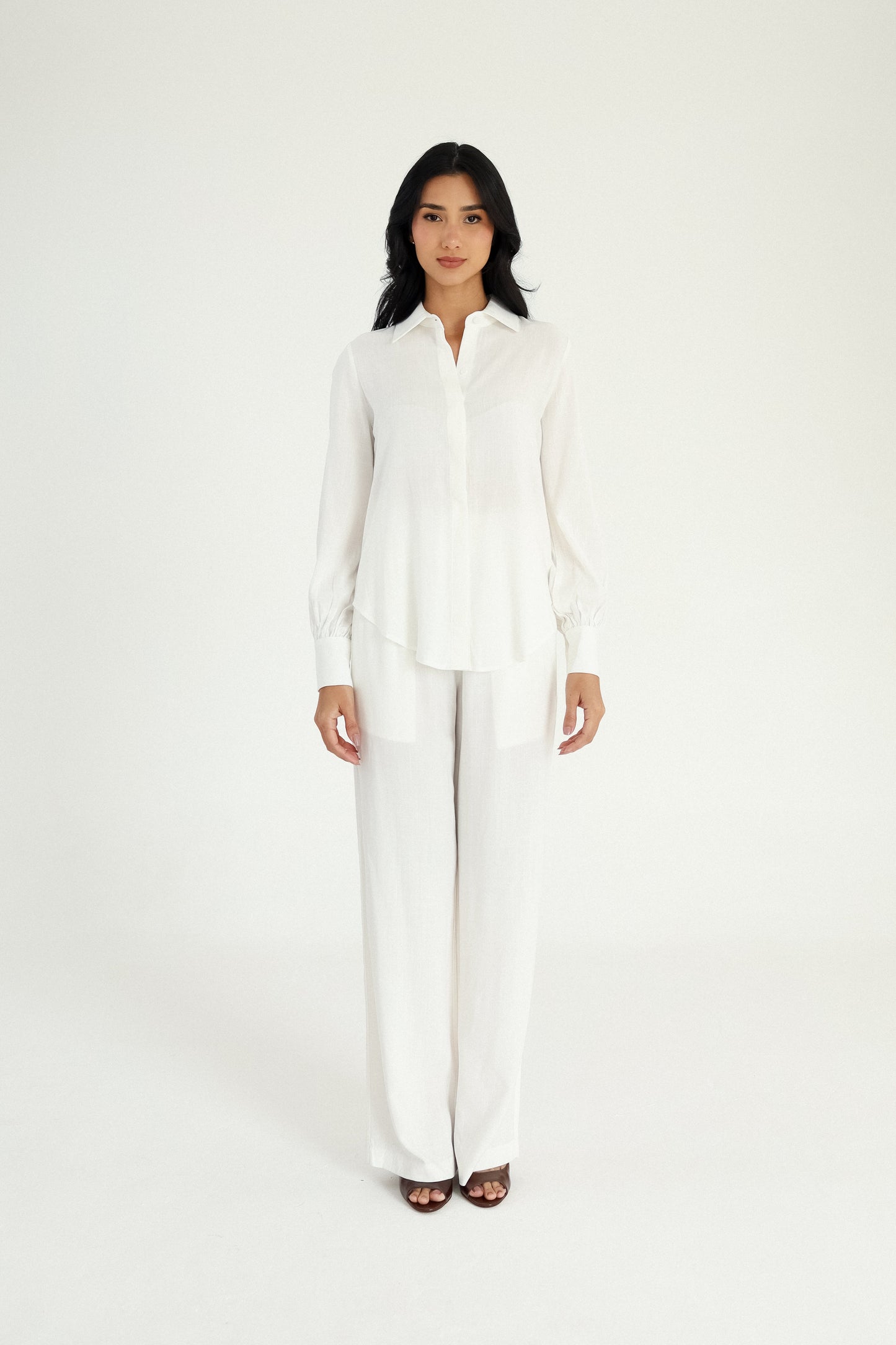 Camisa Punho New Essencial Off Tapioca Soul Hara