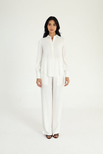 Camisa Punho New Essencial Off Tapioca Soul Hara