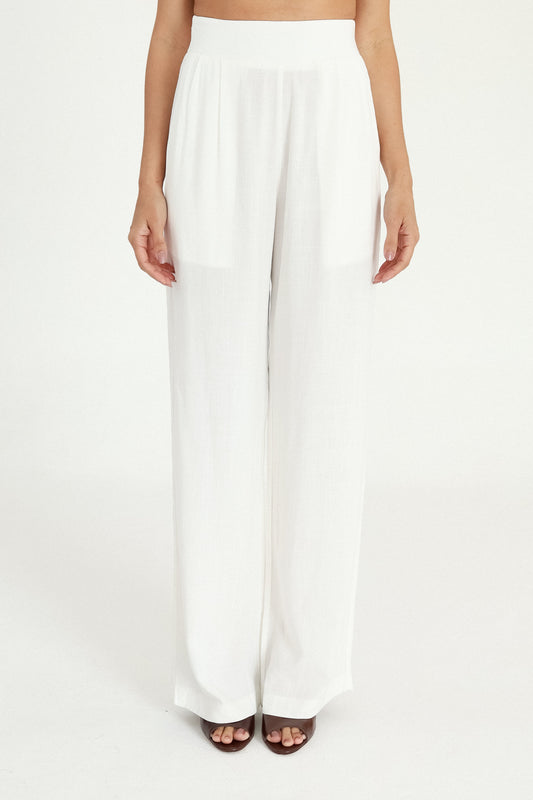 Calça Pantalona New Essencial Tapioca Soul Hara