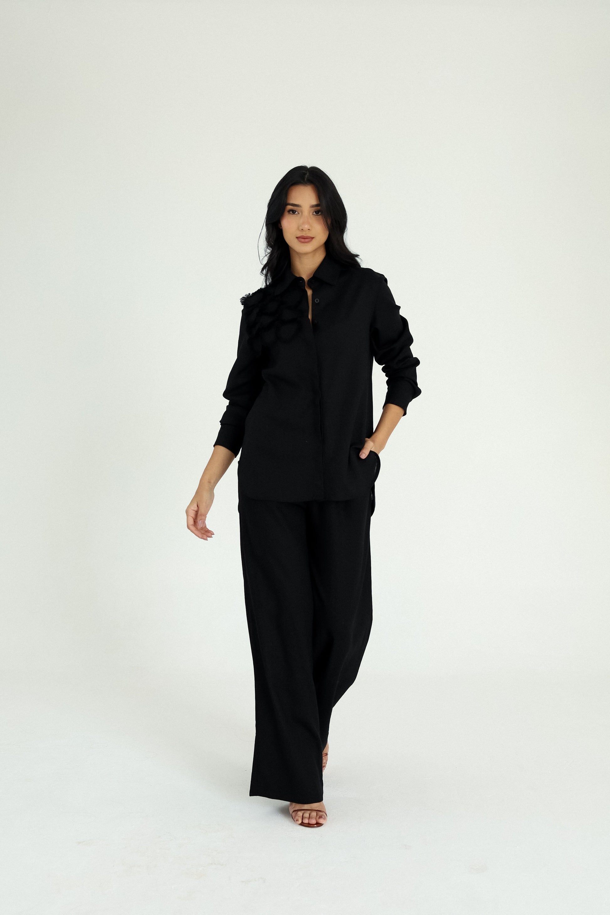 Camisa Punho Com Escamas Rio Negro Soul Hara