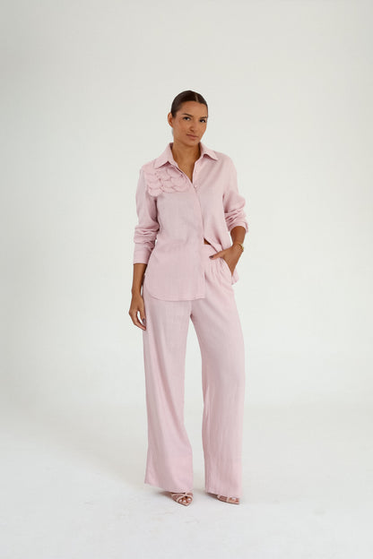 Camisa Punho Com Escamas Céu Rosa Soul Hara