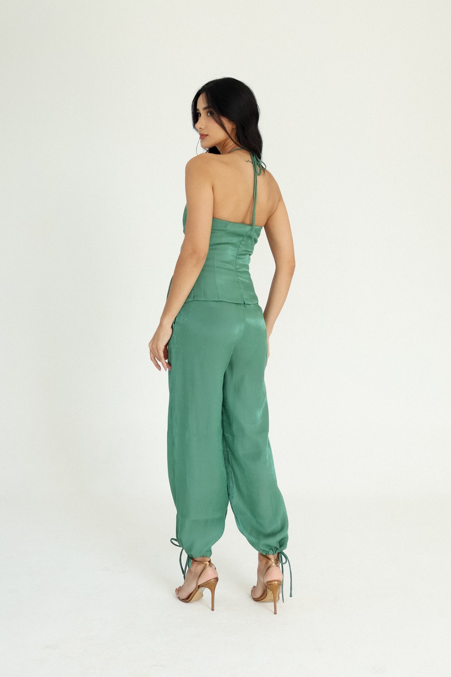 Calça Jogger Cintilante Verde Soul Hara