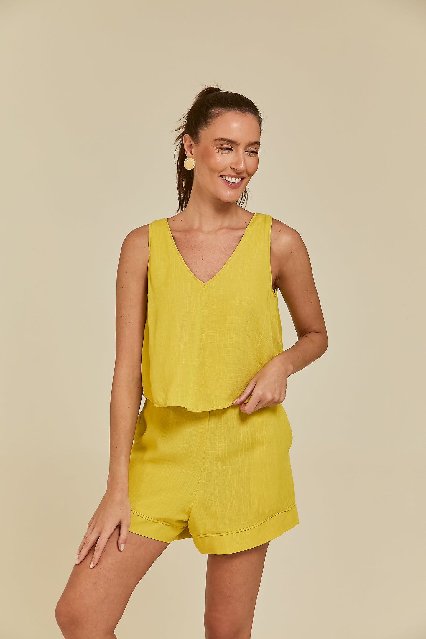 Short Copa Amarelo Soul Hara