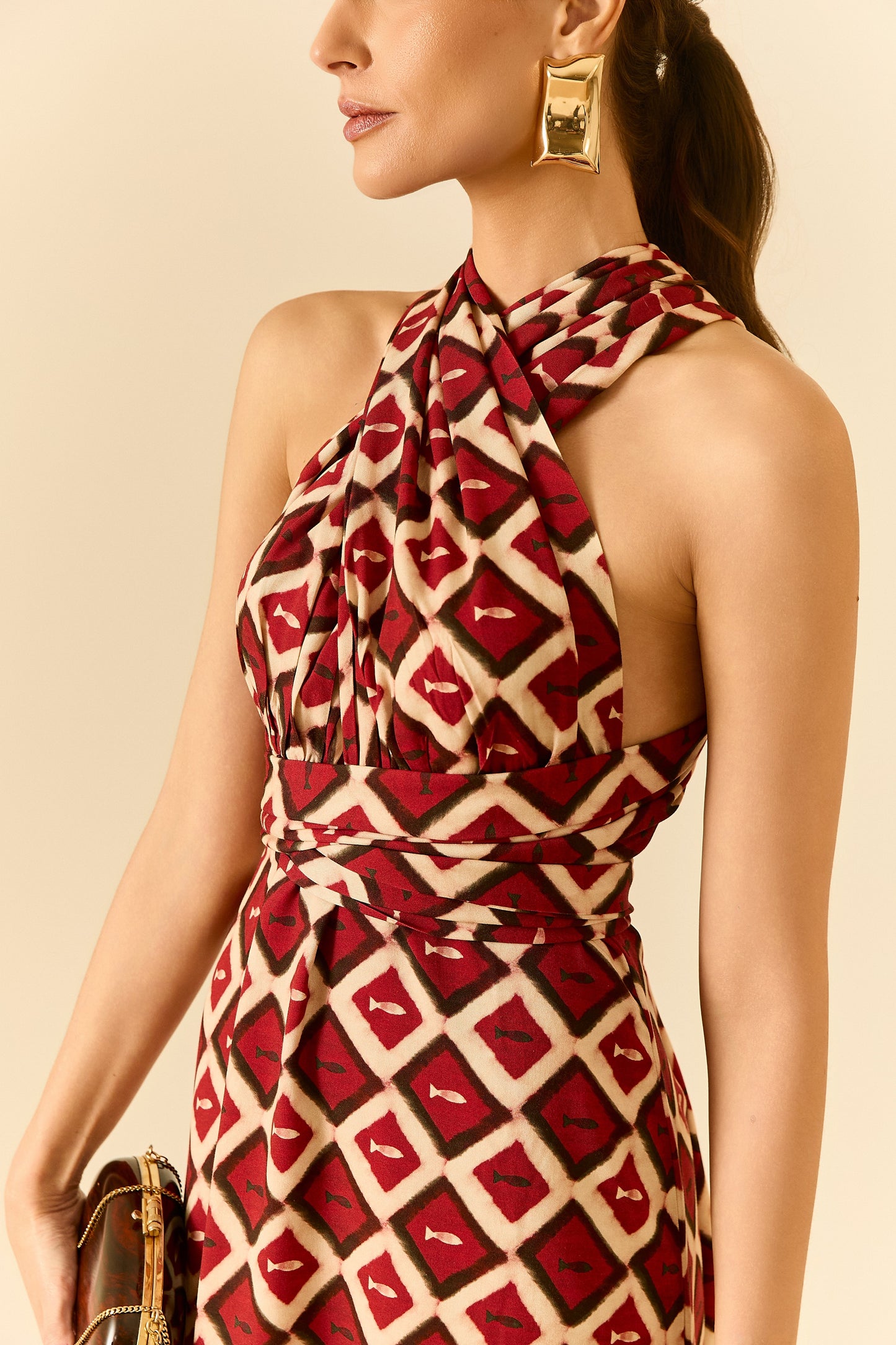 Vestido Midi Amarrações Piaba Soul Hara