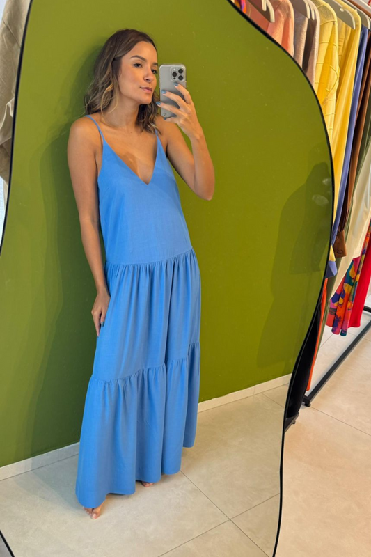 Vestido Fluido longo Soul Hara