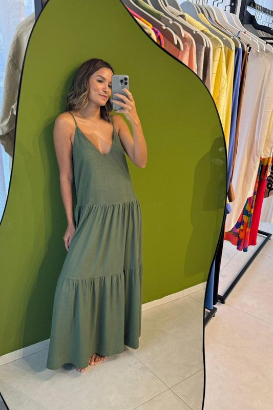 Vestido Fluido longo Soul Hara